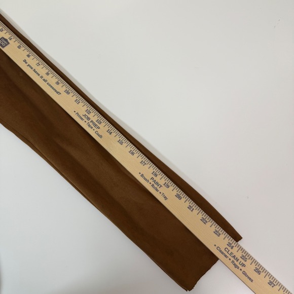 BCBGeneration Women Medium Cognac Faux Suede Tan Boho Fringe Open Blazer Western - Picture 5 of 9